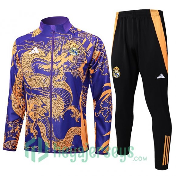 Training Jacket Real Madrid Purple 2024/2025