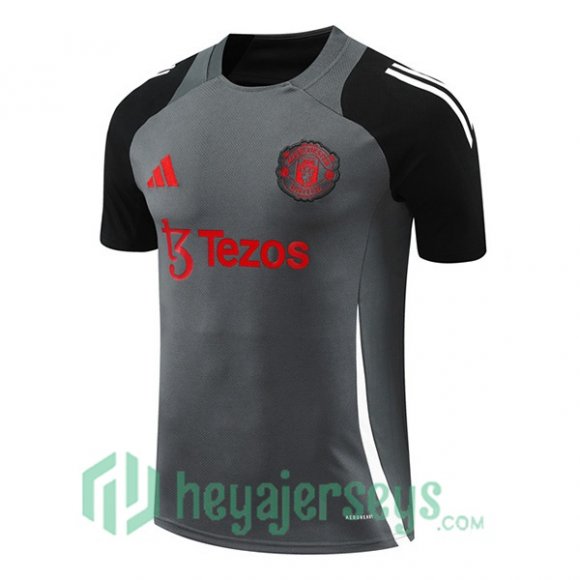 Manchester United Training T-Shirts Gray 2024/2025