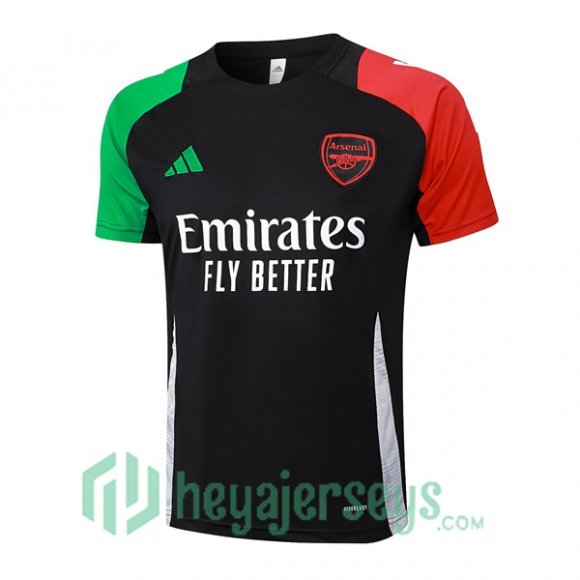 FC Arsenal Training T-Shirts Black Red Green 2024/2025