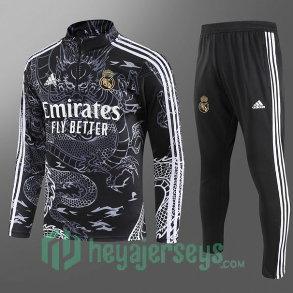 Tracksuit Real Madrid Kids Black 2023/2024