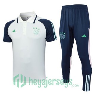AFC Ajax Soccer Polo + Pants Green 2023/2024