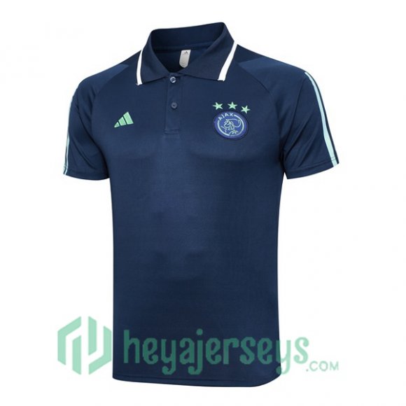 AFC Ajax Soccer Polo Blue Royal 2023/2024