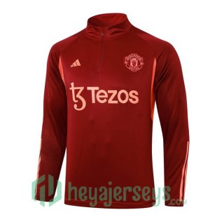 Training Sweatshirt Manchester United Red 2023/2024