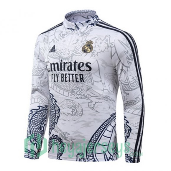 Training Sweatshirt Real Madrid White 2023/2024