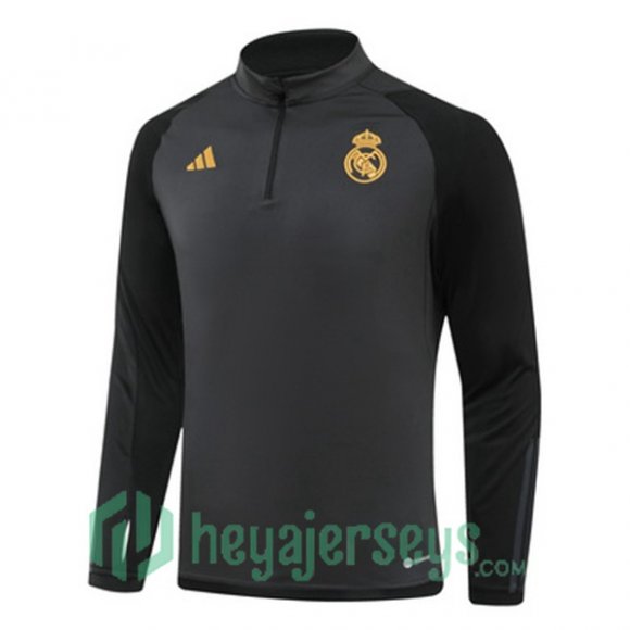 Training Sweatshirt Real Madrid Black 2023/2024