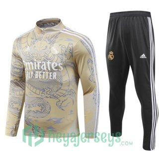 Tracksuit Real Madrid Yellow 2023/2024