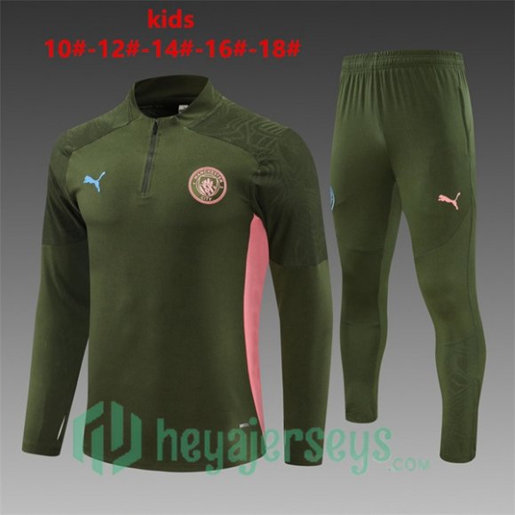 Tracksuit Manchester City Kids Green 2024/2025