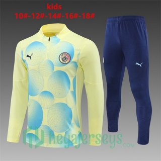 Tracksuit Manchester City Kids Yellow 2024/2025