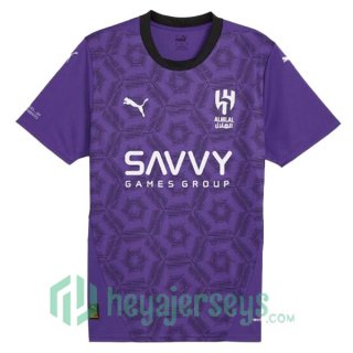 Al-Hilal FC Third Soccer Jerseys Purple 2024/2025