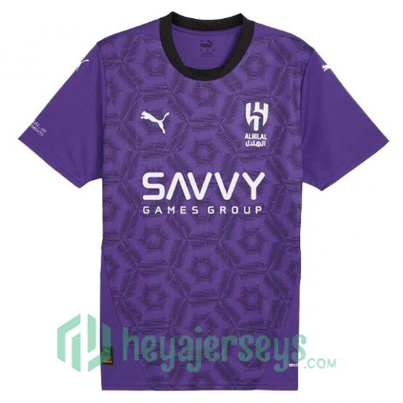 Al-Hilal FC Third Soccer Jerseys Purple 2024/2025