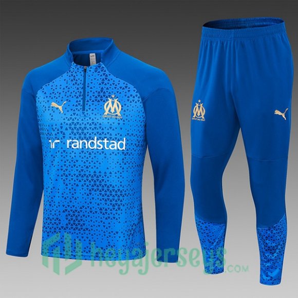 Tracksuit Olympique Marseille Kids Blue 2023/2024