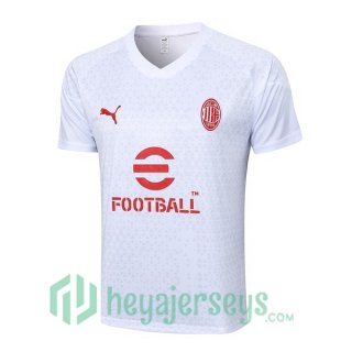 AC Milan Training T-Shirts White 2023/2024
