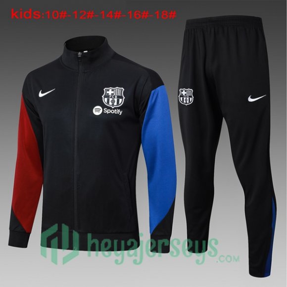 Training Jacket FC Barcelona Kids Black 2024/2025