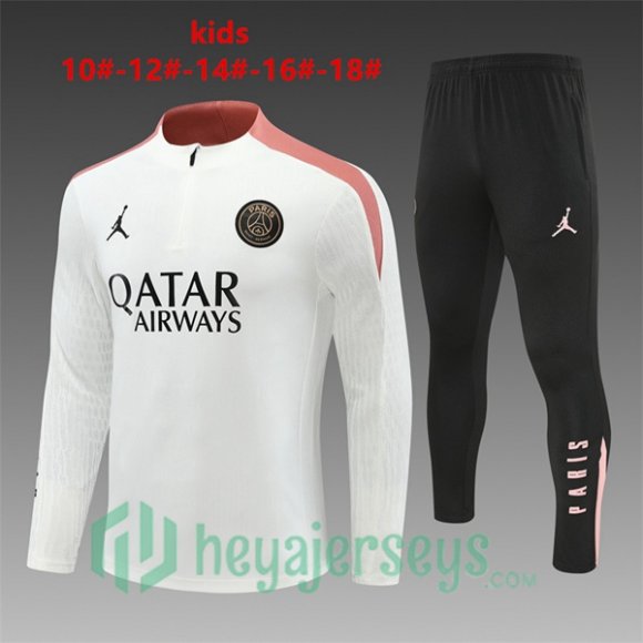 Tracksuit Paris Saint Germain Kids White 2024/2025