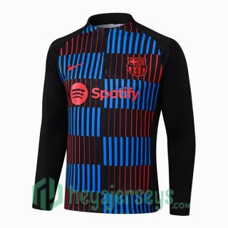 Training Sweatshirt FC Barcelona Blue Black Red 2024/2025