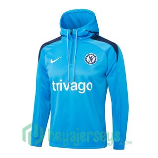 Hooded Sweatshirt FC Chelsea Blue 2024/2025