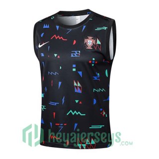 Soccer Vest Portugal Black 2024/2025