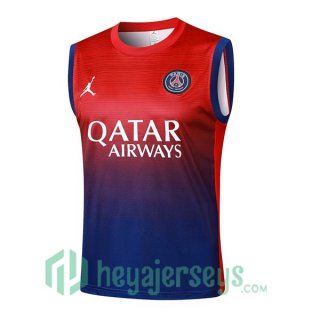 Soccer Vest Paris Saint Germain Red Blue Royal 2024/2025