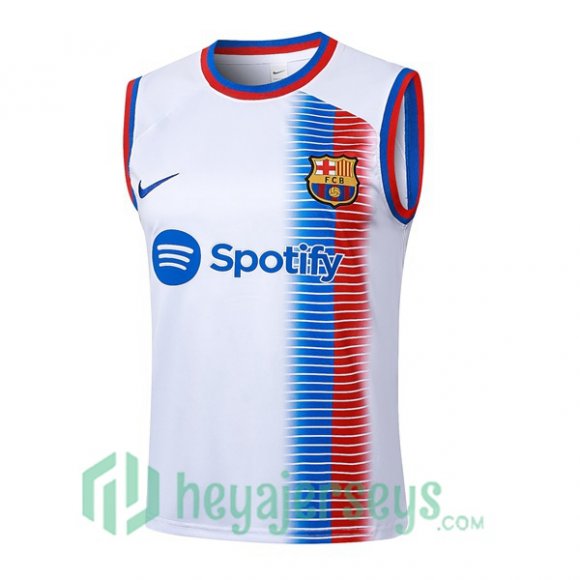 Soccer Vest FC Barcelona White 2024/2025