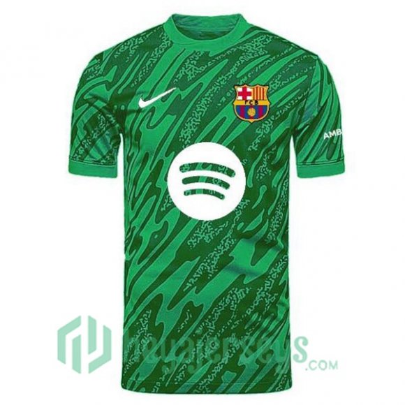 FC Barcelona Goalkeeper Soccer Jerseys Green 2024/2025