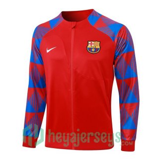 Training Jacket FC Barcelona Red Blue 2023/2024