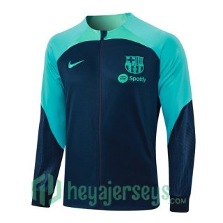 Training Jacket FC Barcelona Green Blue Royal 2023/2024