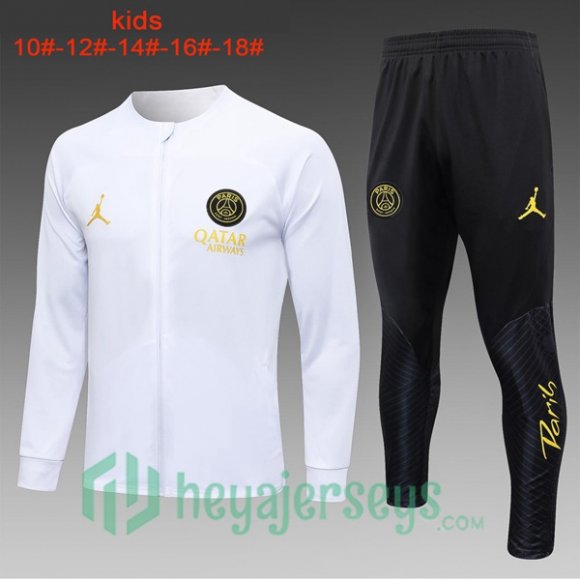 Tracksuit Paris Saint Germain Kids White 2023/2024