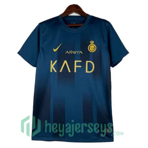 Al-Nassr FC Away Soccer Jerseys Blue 2023/2024