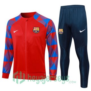 Training Jacket FC Barcelona Red Blue 2023/2024
