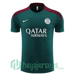 Paris Saint Germain Training T-Shirts Green 2023/2024