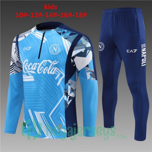 Tracksuit SSC Napoli Kids Blue 2024/2025