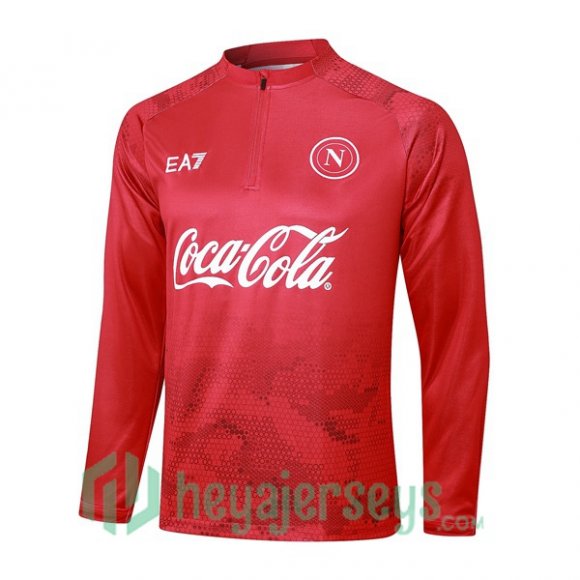 Training Sweatshirt SSC Napoli Red 2024/2025