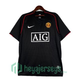 Manchester United Retro Away Black 2007-2008