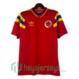 Colombia Retro Away Red 1990