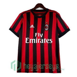 AC Milan Retro Home Red Black 2017-2018