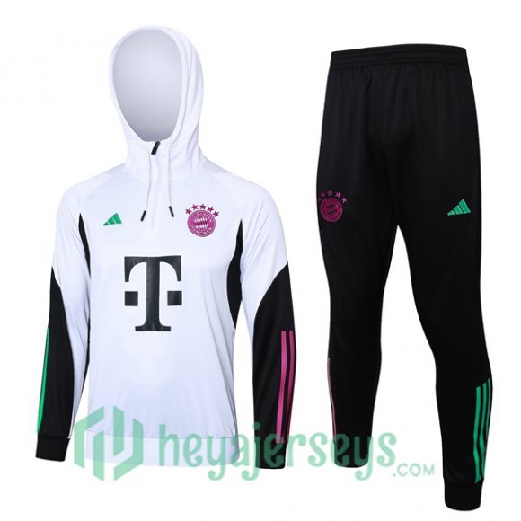 Tracksuit - Hooded Sweatshirt Bayern Munich White 2023/2024