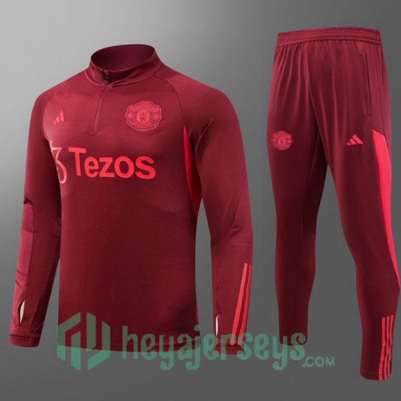 Tracksuit Manchester United Kids Red 2023/2024