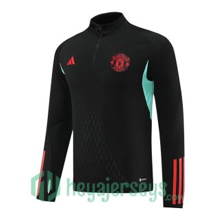 Training Sweatshirt Manchester United Black 2023/2024
