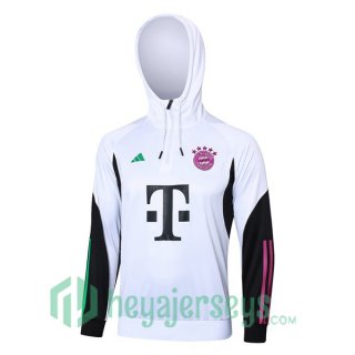 Hooded Sweatshirt Bayern Munich White 2023/2024