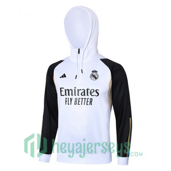 Hooded Sweatshirt Real Madrid White 2023/2024