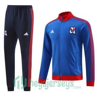 Training Jacket Olympique Lyon Blue 2023/2024