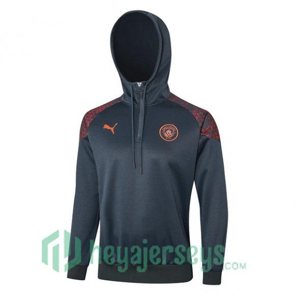 Hooded Sweatshirt Manchester City Gray 2023/2024