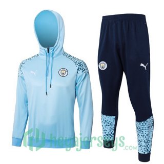 Tracksuit - Hooded Sweatshirt Manchester City Blue 2023/2024