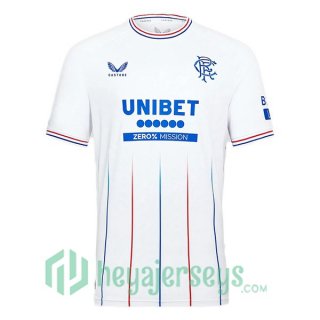 Rangers FC Soccer Jerseys Away White 2023/2024