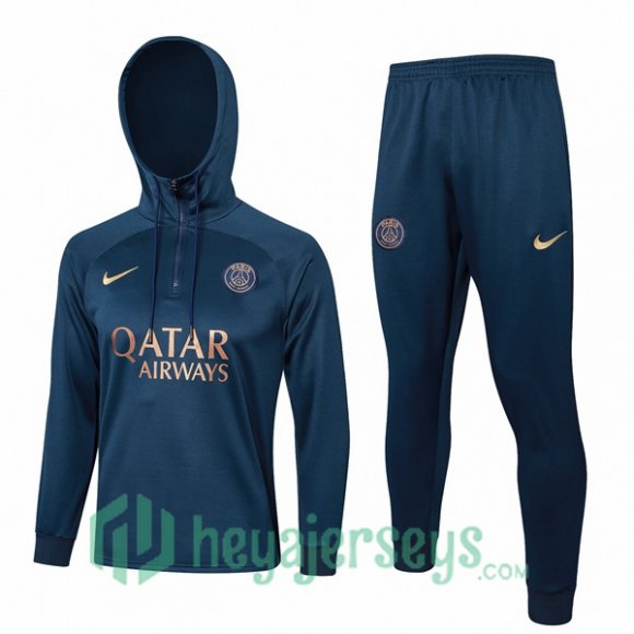 Tracksuit - Hooded Sweatshirt Paris Saint Germain Blue Royal 2023/2024