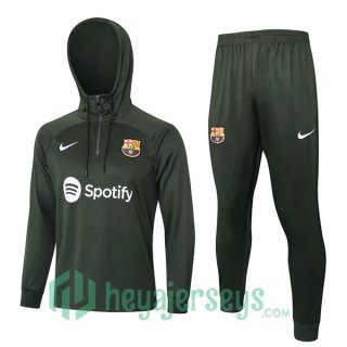 Tracksuit - Hooded Sweatshirt FC Barcelona Green 2023/2024
