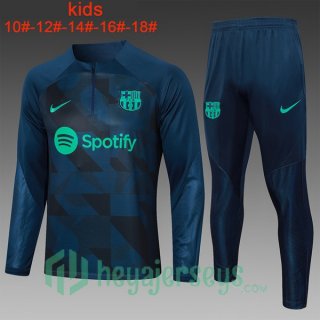 Tracksuit FC Barcelona Kids Blue Royal 2023/2024