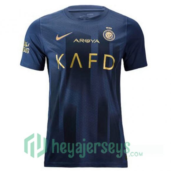 Al-Nassr FC Soccer Jerseys Away Blue 2023/2024