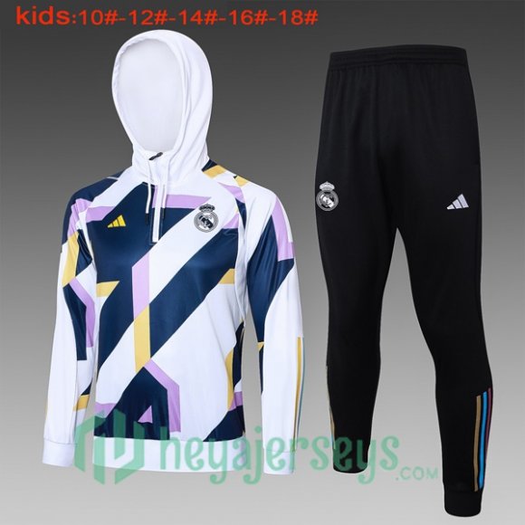 Tracksuit - Windbreaker Real Madrid Kids White 2024/2025