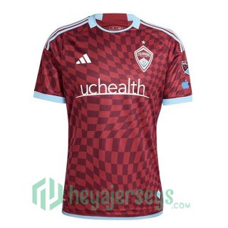 Colorado Rapids Soccer Jerseys Home Red 2024/2025